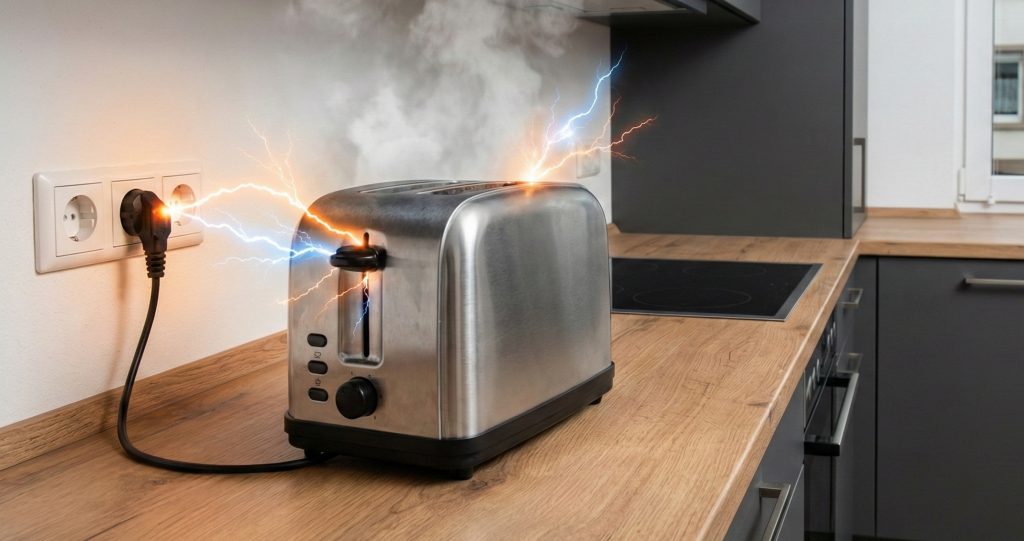 Ganz wichtig für deine Sicherheit im Tiny House ist Brandschutz. Achte auf Blitzschlag und Funkenschlag.